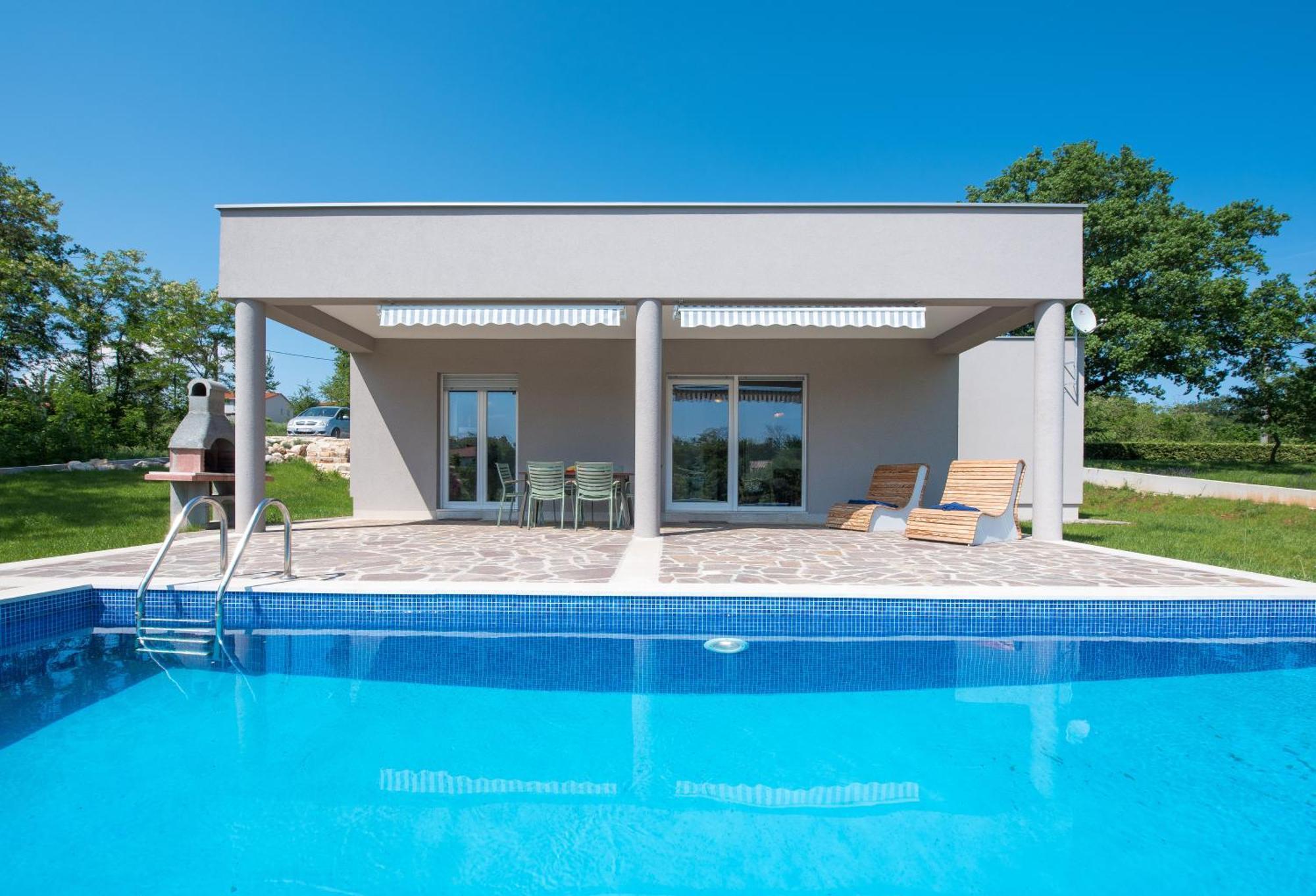Ferienhaus Mit Eigenem Pool Labin  Exterior foto